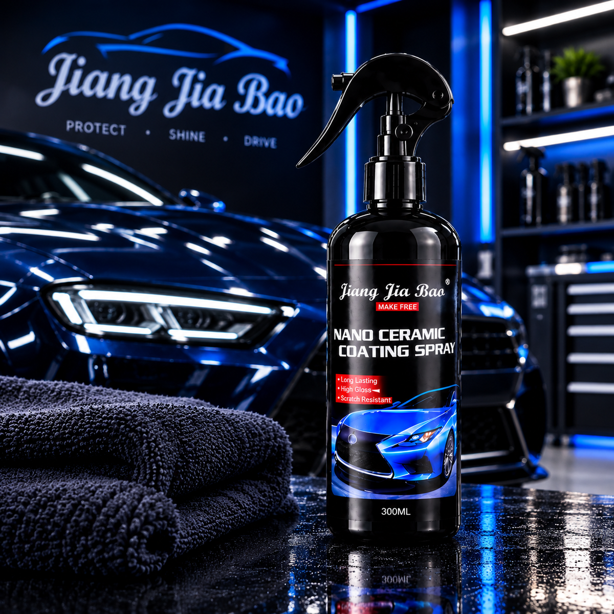 ApexGlow™ Nano-Crystal Paint Gloss Polish