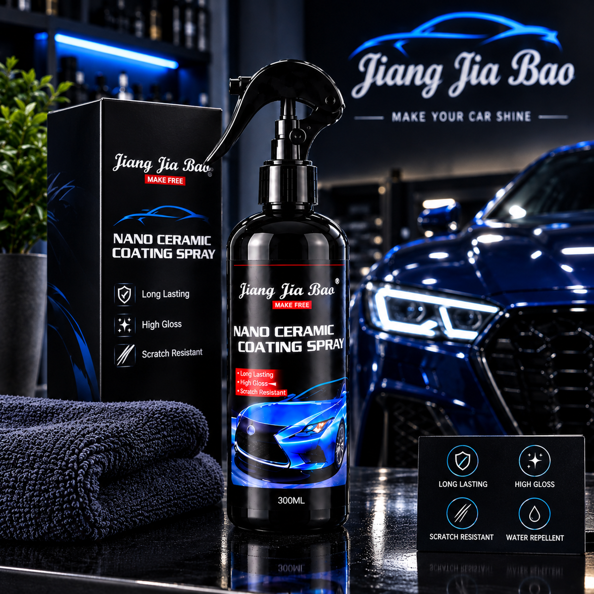 ApexGlow™ Nano-Crystal Paint Gloss Polish