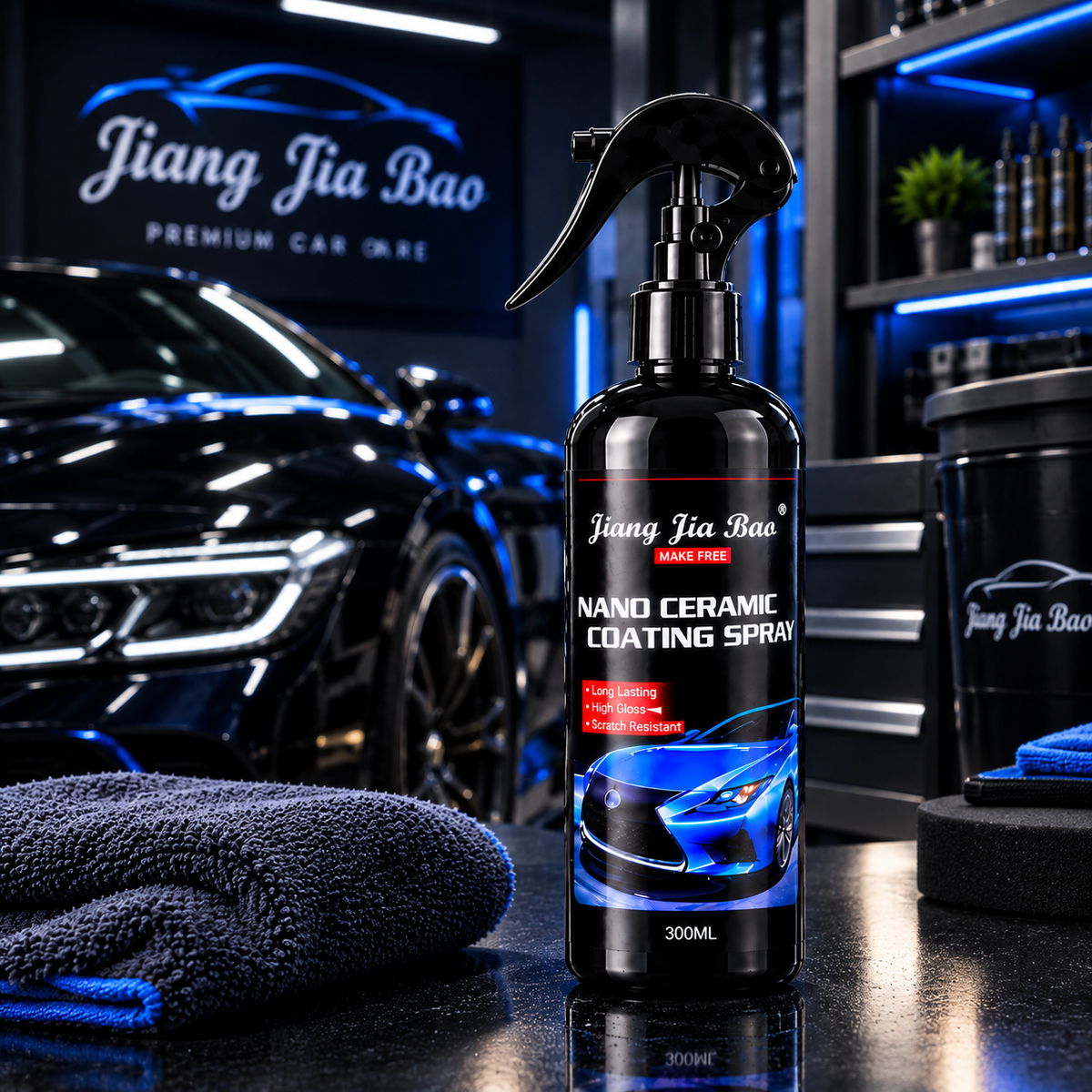 ApexGlow™ Nano-Crystal Paint Gloss Polish